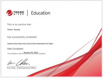 Patryk Kwaśny Trend Micro User Protection Essentials for Sales