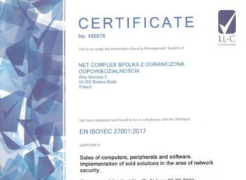 ISO 21007 dla Net Complex